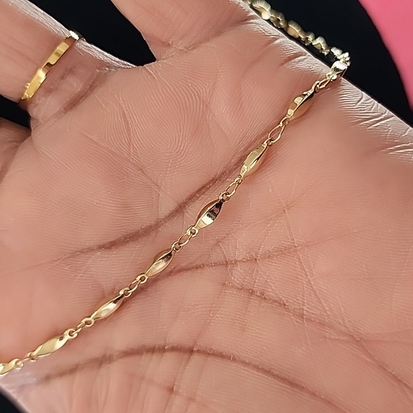 Gold Filled 24KGB Chain Necklace 19" - Picture 2 of 5